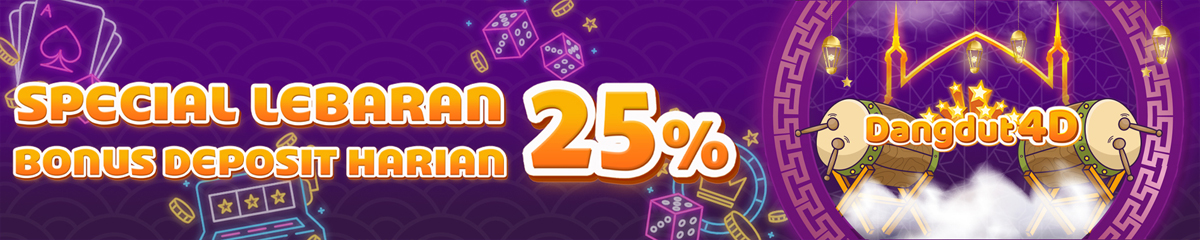 Bonus Deposit Harian 25%